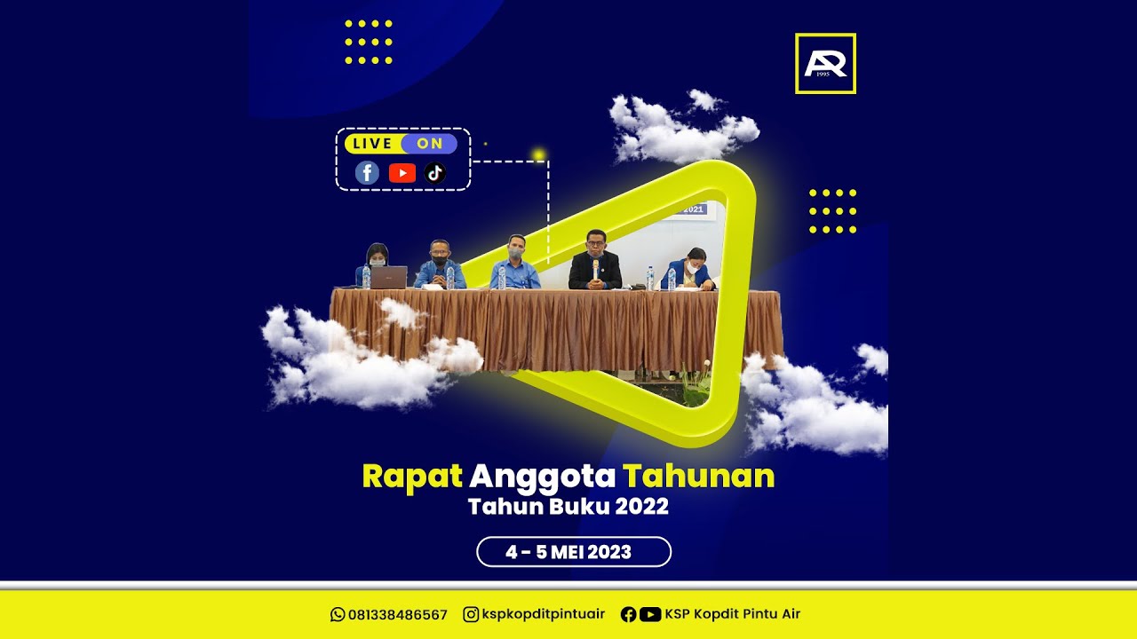 RAPAT ANGGOTA TAHUNAN - KSP KOPDIT PINTU AIR TAHUN BUKU 2022