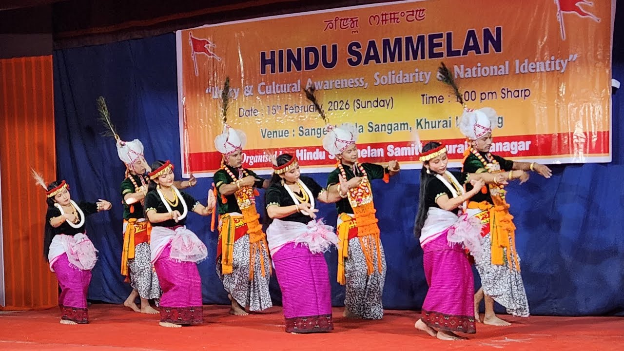 Harimati Dance and Music, Imphal, organised by Hindu Sammelan Samiti( 2nd part ) THOUGAL JAGOI