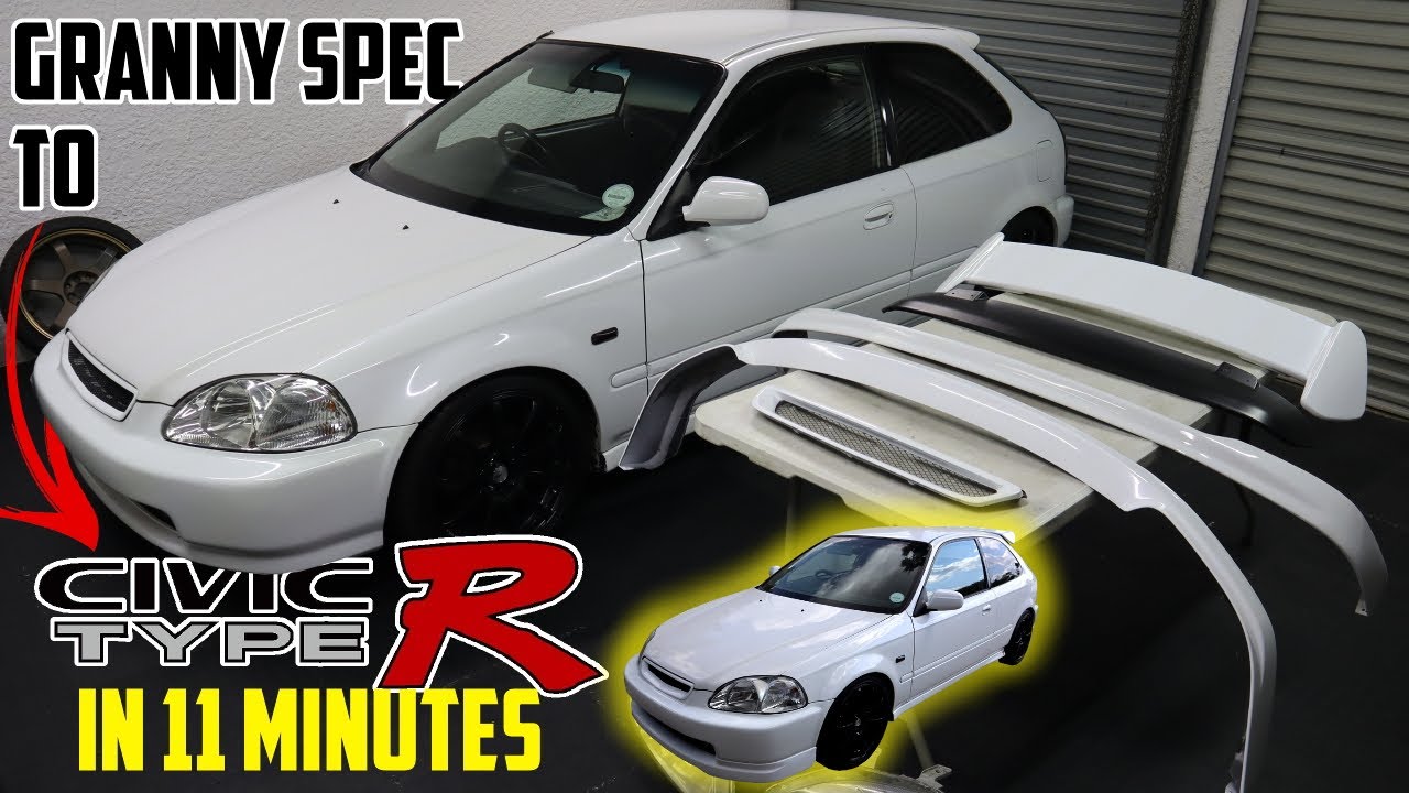 Honda Civic TypeR REPLICA за 11 минут — копия EK9 Turbo Civic