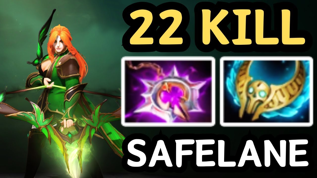 🔥 CRAZY 22 KILL WINDRANGER SAFELANE !!! INSANE CARRY 🎯 | DOTA 2 🔥