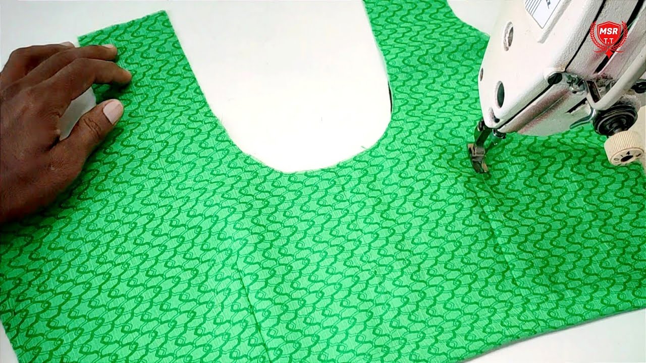 பூணம் புடவை லைணிங் ப்ளவ்ஸ் தைக்கும் முறை |  Lining Blouse Stitching | @MSRTAILORINGTUTORIAL