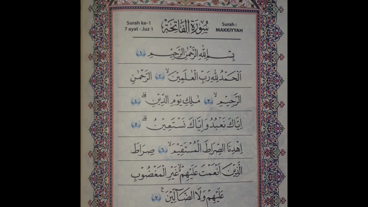 Surah Al Fatihah (Metode Tilawati)-Nada Mudah Ditirukan Bagi Pemula #NgajiBareng