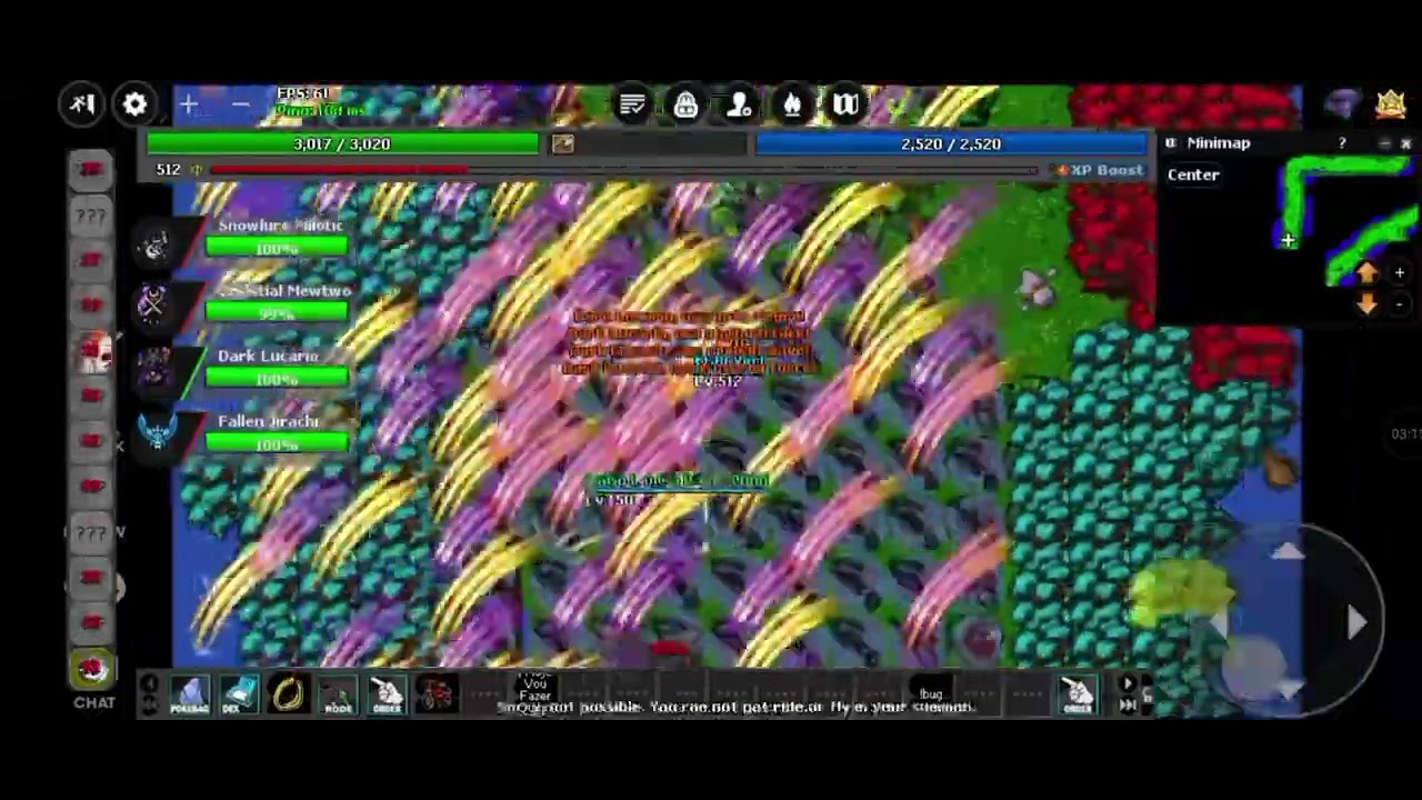Quest White Kyurem No PokeLeveling Novo Poketibia base lenda.  