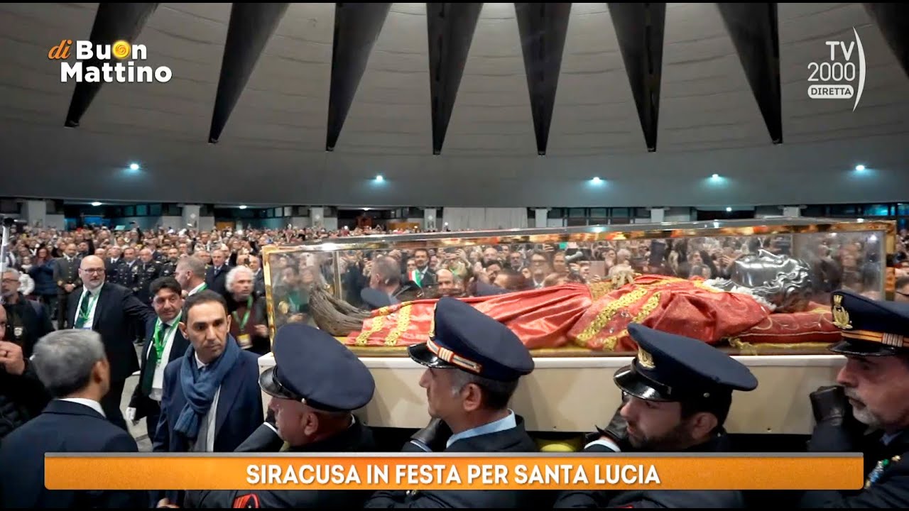 Di Buon Mattino (Tv2000) - Siracusa in festa per Santa Lucia