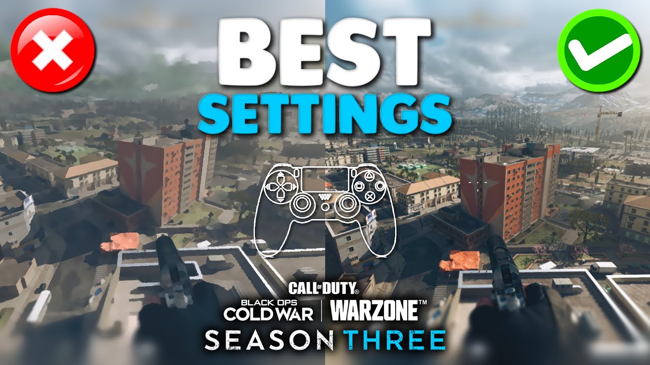 BEST SETTINGS for WARZONE! (Controller & Graphics Settings)