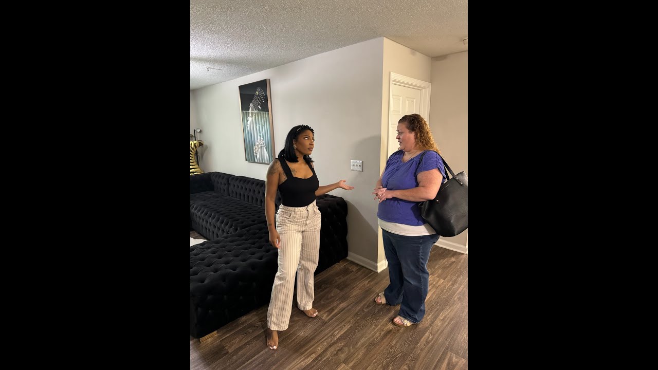 Bethany shows up at Sharra’s door trying to see the furniture that Larry bought