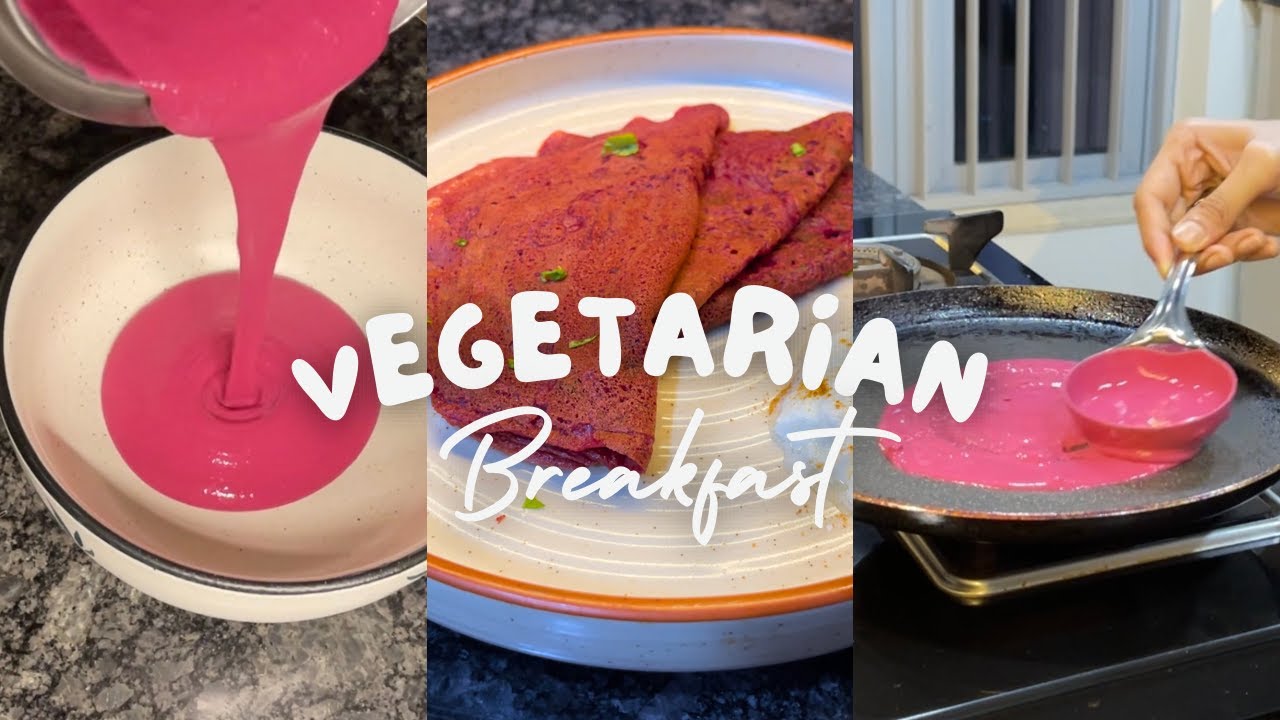 Confused About Veg Breakfast? Try This Beetroot Oats Chilla 💚 | Vegetarian Breakfast
