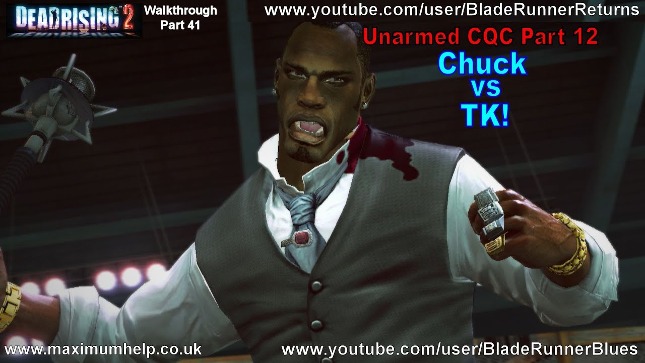Unarmed CQC Pt 12 TK Boss Fight! Dead Rising 2 Walkthrough PC Max Settings 1080p HD #DeadRising2