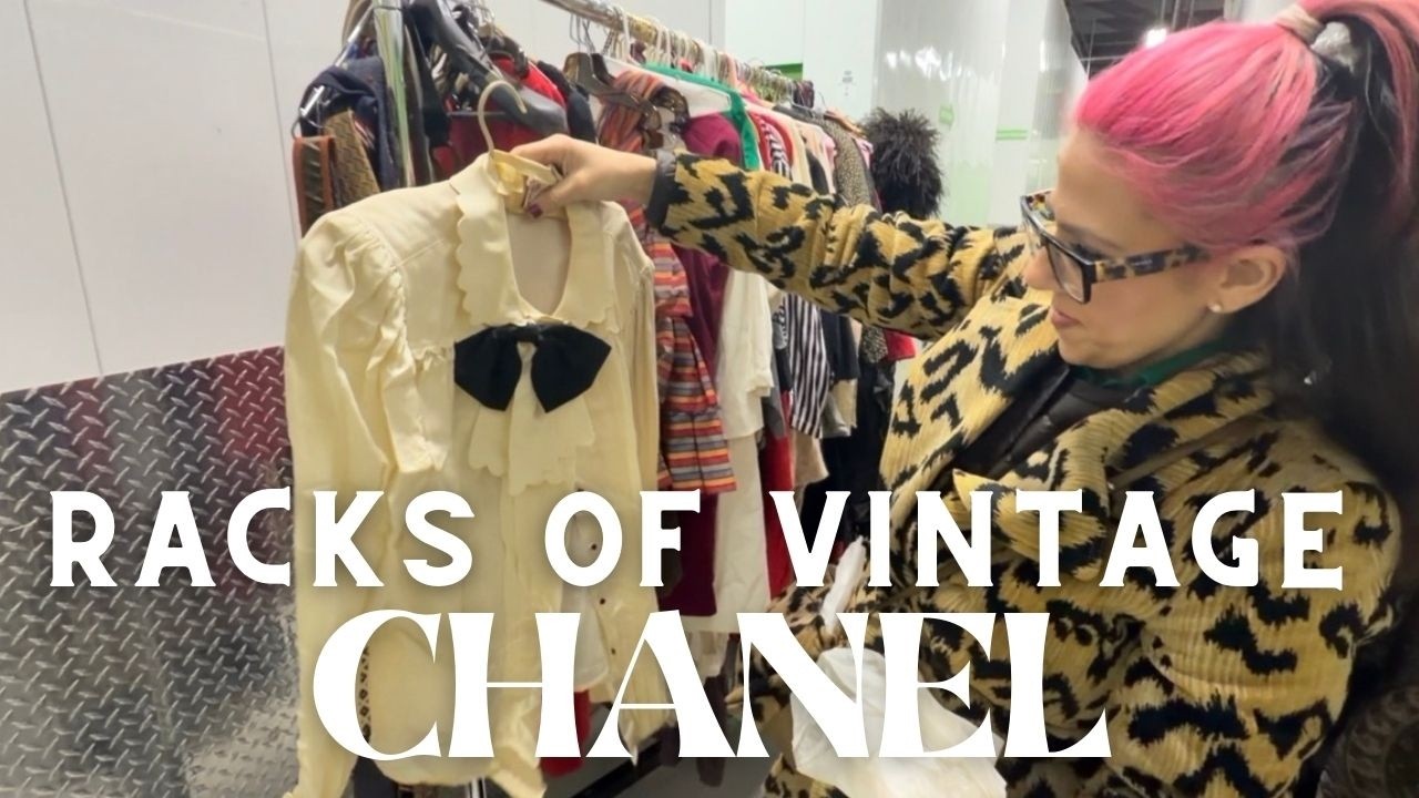 Going to a Stranger’s Storage Unit Because He Had Racks of Vintage Chanel I Thrift with me in NYC