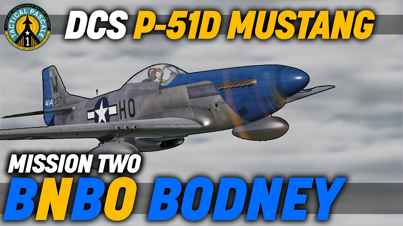 DCS WORLD: a P-51 Fighter Sweep