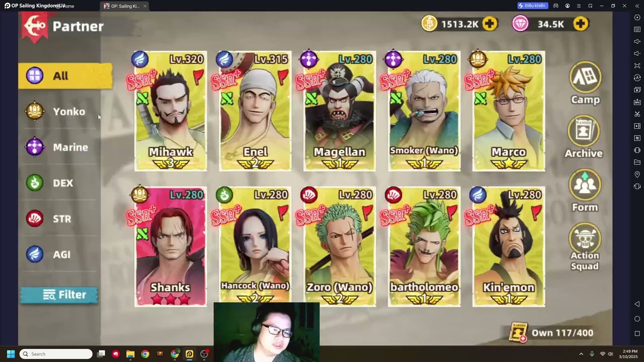 OP: Sailing Kingdom - Pro tips on Team Building - Why Enel is insane and how I built him. 30M POWER!