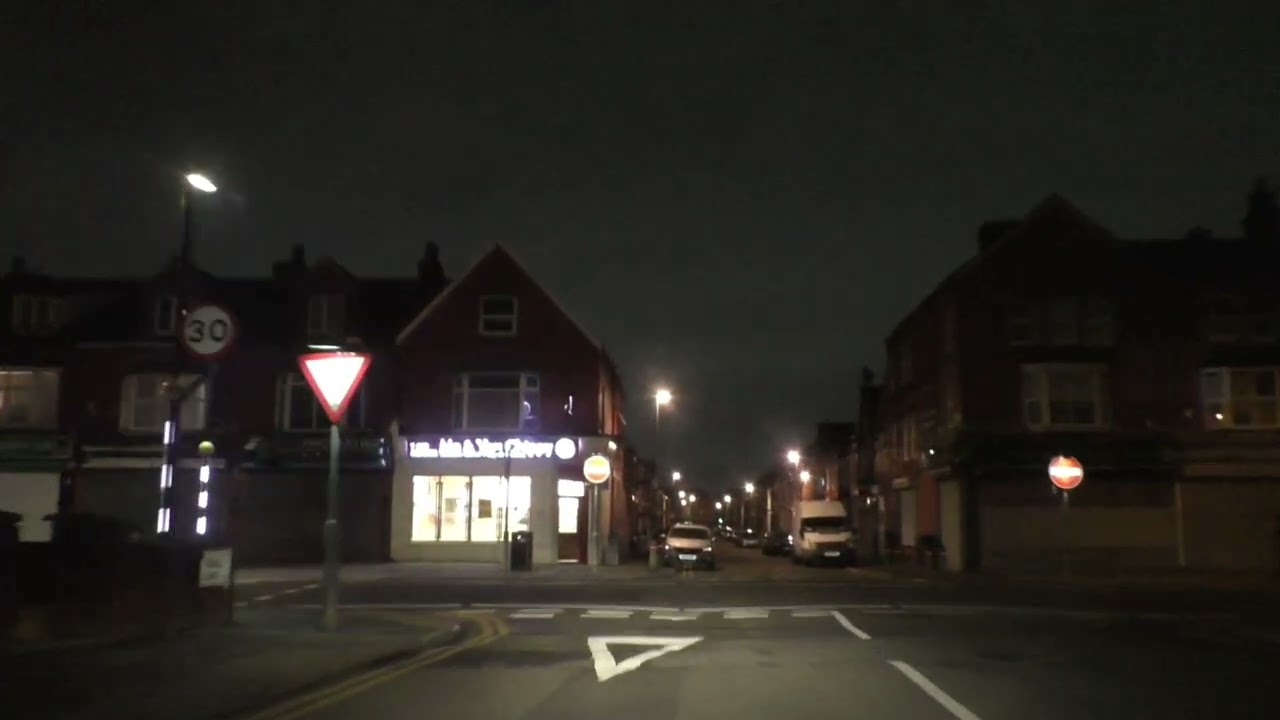 Jazda ulicami Roseworth Avenue, Ridgewood Way, Bull Lane i Orrell Lane, Liverpool, Wielka Brytania, 25 stycznia 2026 r.