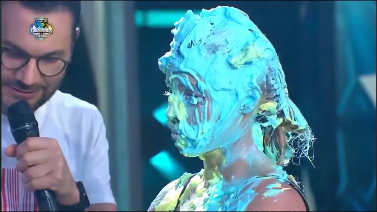 More pies get thrown, smashed, and sandwiched on hot Colombian girls faces