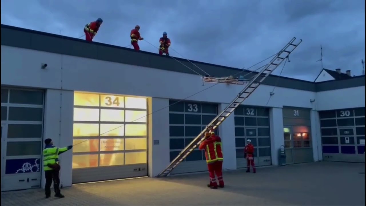 Leiterhebel - Retten aus Höhen und Tiefen - Zivilschutz - #LeiterhebelChallenge￼