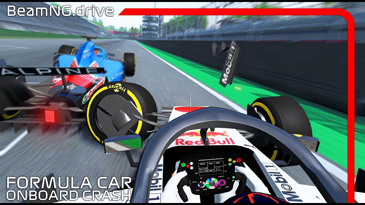 Formula Car Onboard Crashes #16 | With MOTION BLUR | BeamNG.drive | F1 MOD | 60FPS