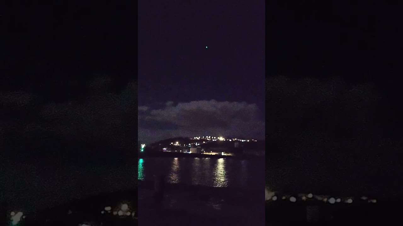 UFO ? over Whitehaven, Cumbria.