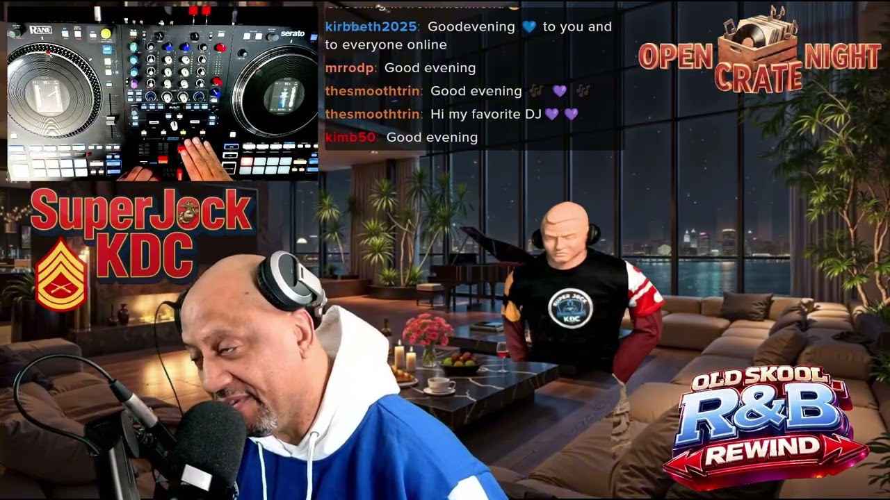 Open Crate Night - Old Skool R&B Rewind 01-04-26show with SuperJock KDC
