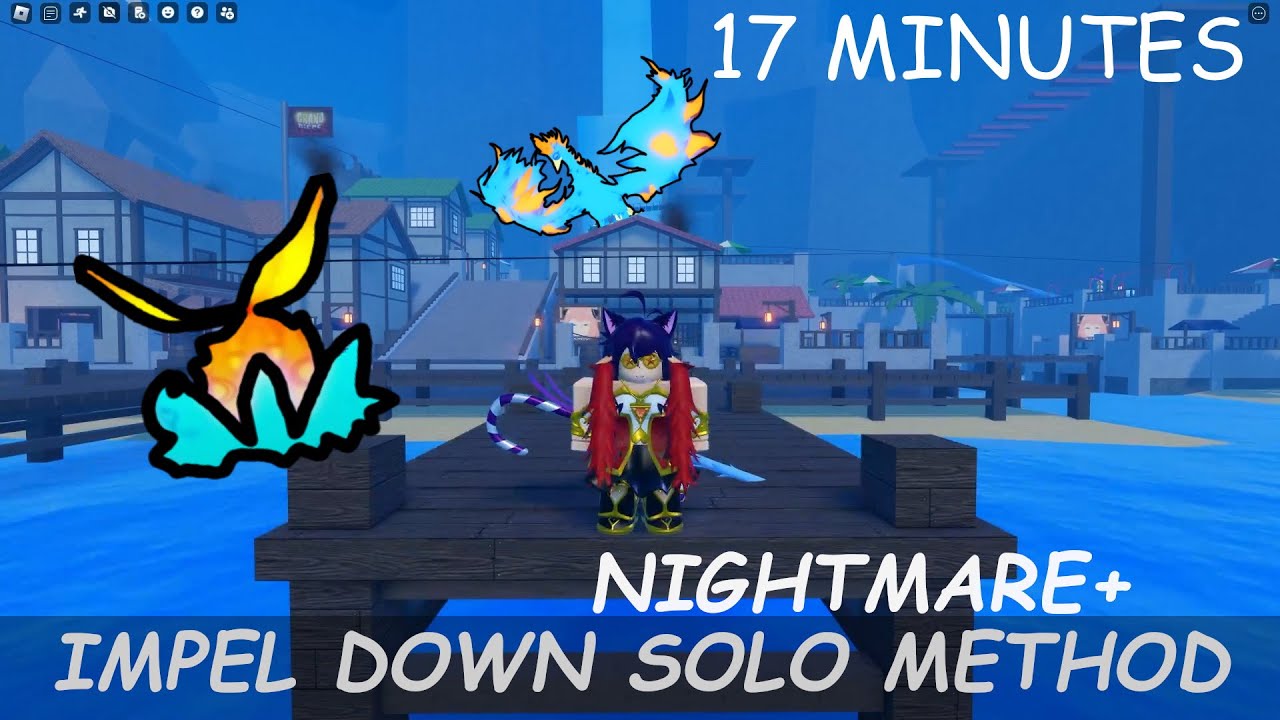 How I SOLO impel down Nightmare+ | GPO SPEEDRUN METHOD | 17:00