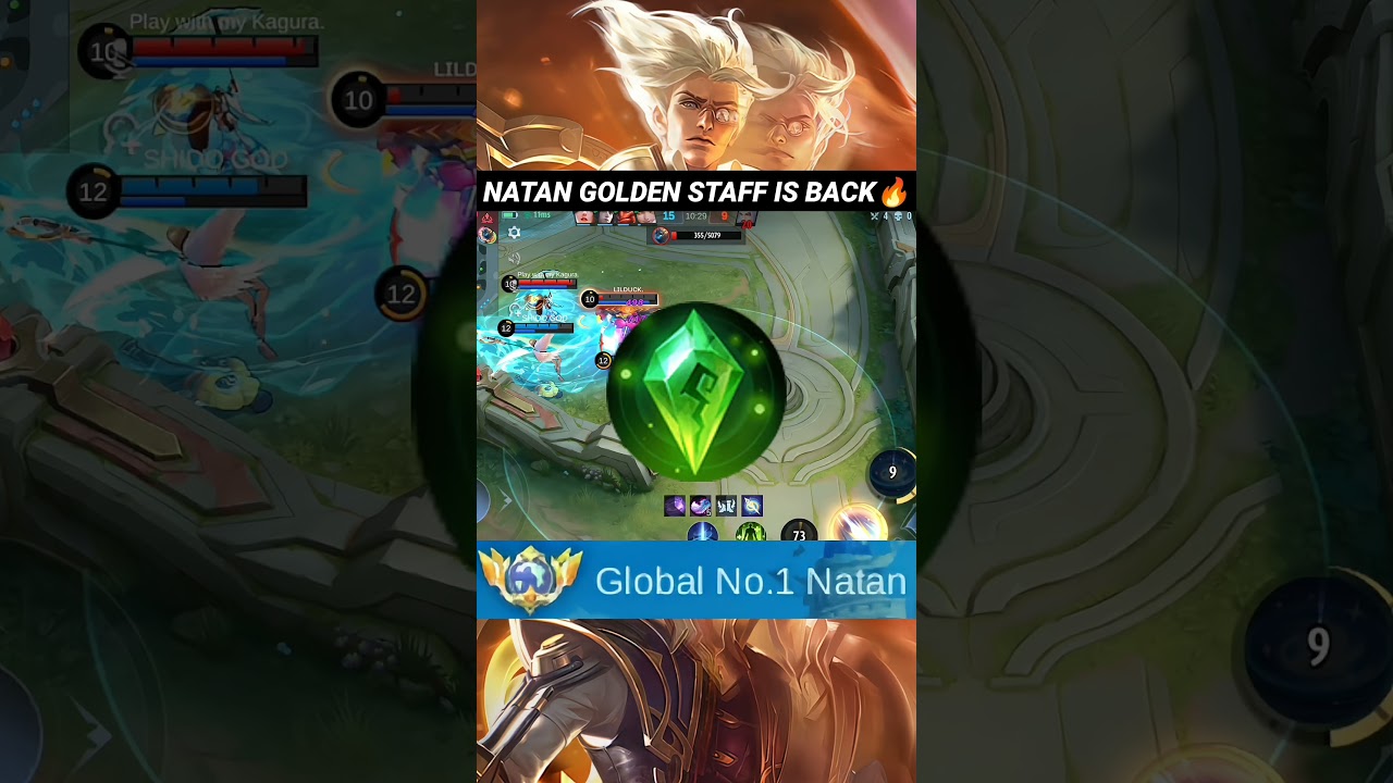 TOP 1 GLOBAL NATAN CAN SAY GOLDEN STAFF IS BACK❗