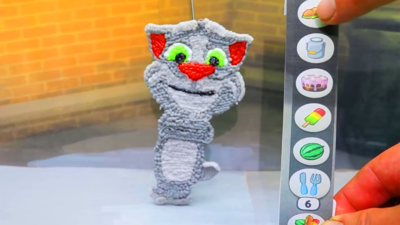Compilation 3d pen drawing Talking Tom. DIY#mytalkingtom