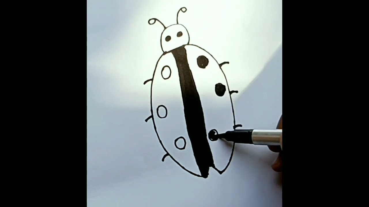 Bedbug drawing #trendingshorts #drawing #viralvideo #easydrawing #cartoon #ytshorts #reels #art