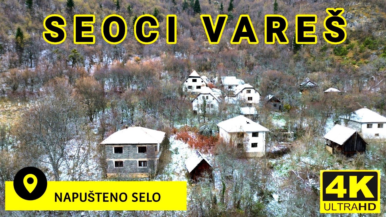 Napušteno selo Seoci Vareš Decembar 2023 god