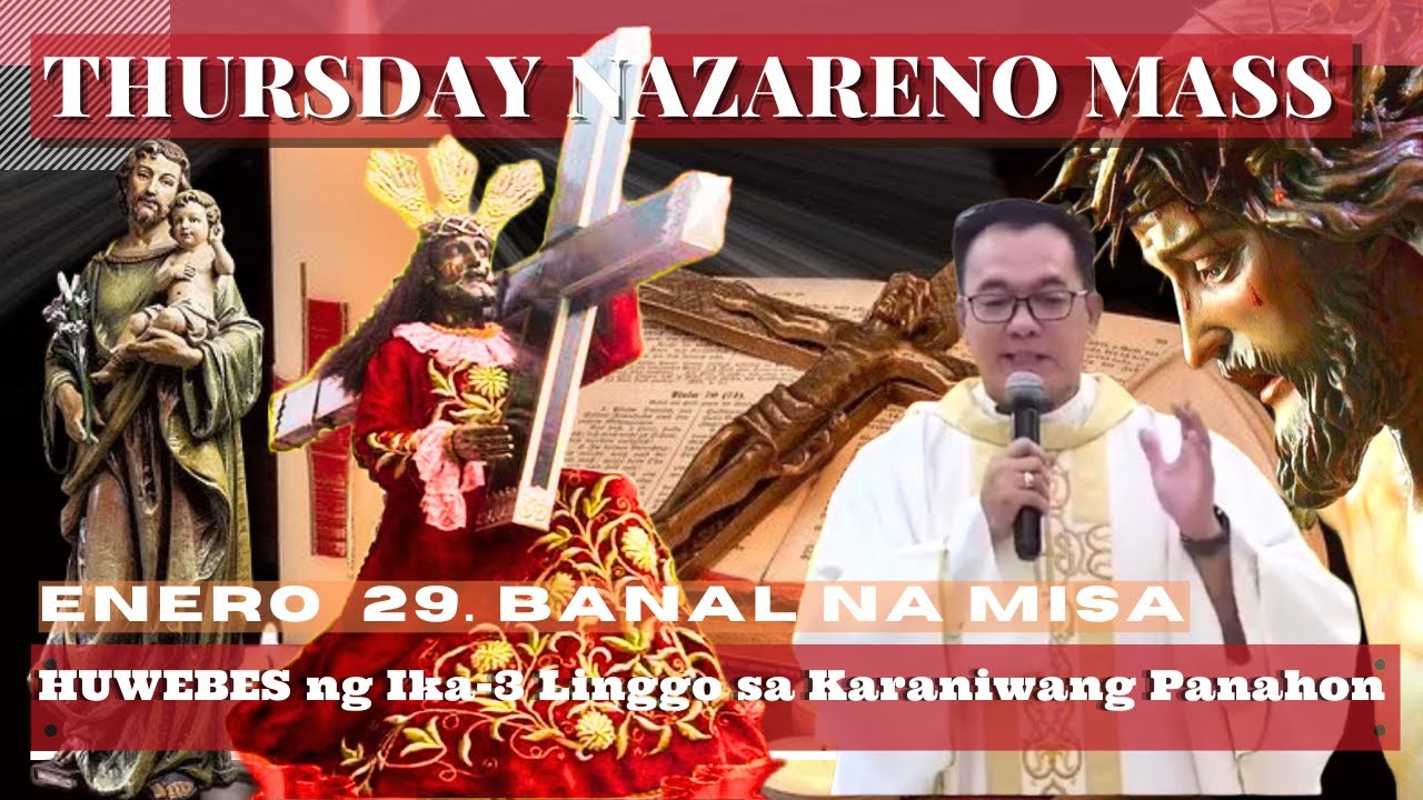 FILIPINO MASS TODAY THURSDAY || January 29  ONLINE MASS  |  REV FR DOUGLAS BADONG