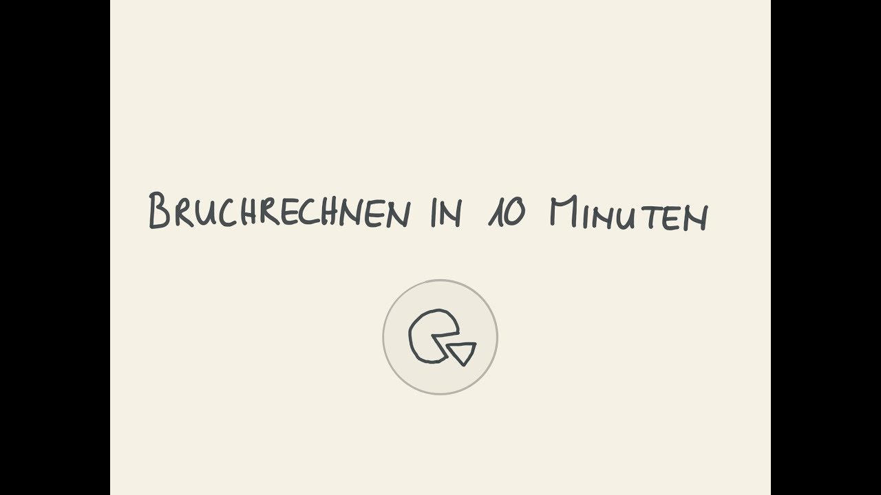 Bruchrechnen in 10 Minuten - Bruchrechenregeln | Alg * | gymer math Jorma Wassmer