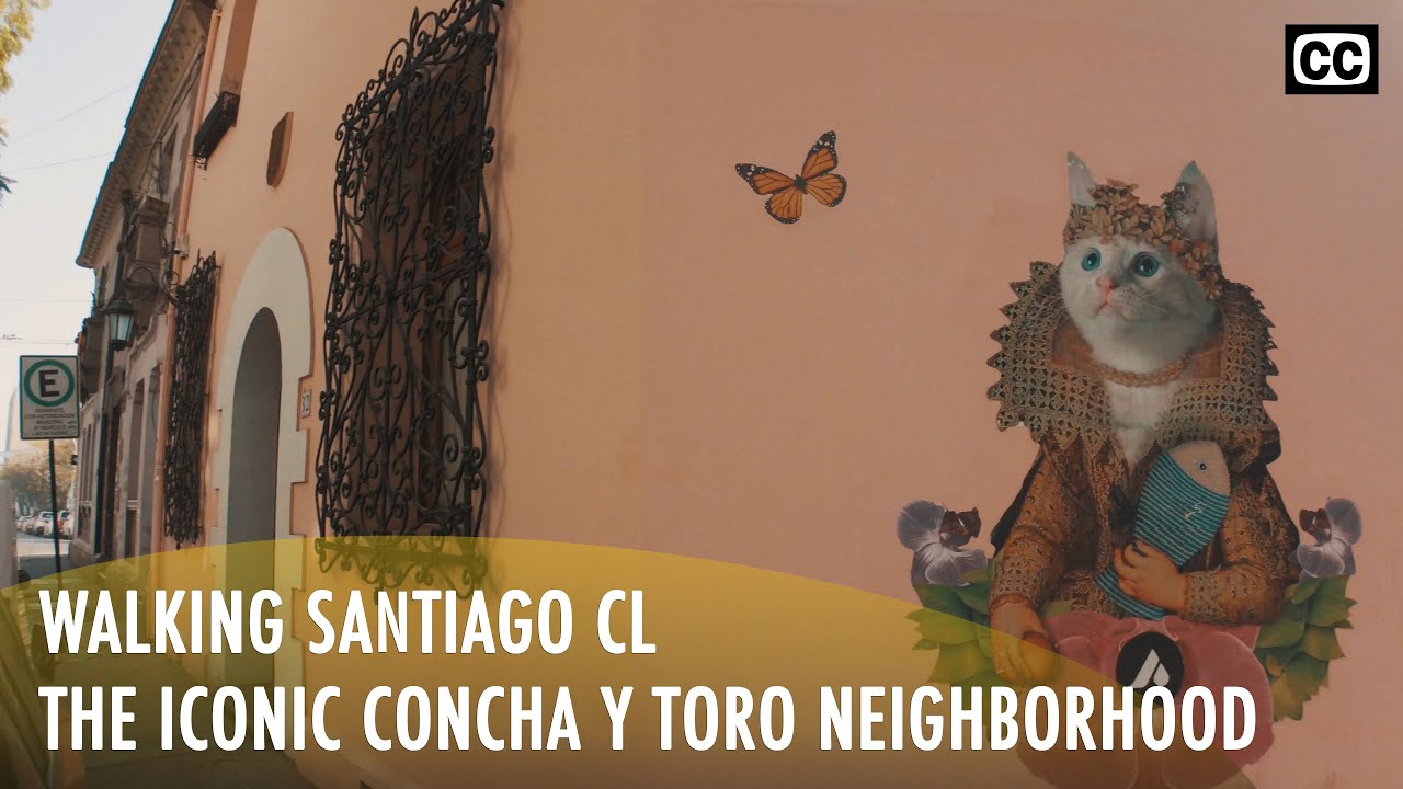 Caminando por Santiago 🇨🇱: Barrio Concha y Toro & Barrio Brasil (Narrado) [CC] | 4K 50fps