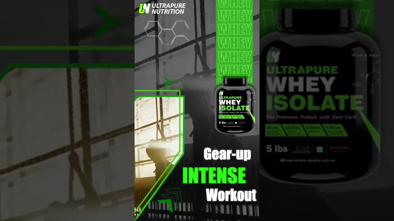Ultrapure whey isolateMakes your workout session more intense ,by supplementing  faster recovery.