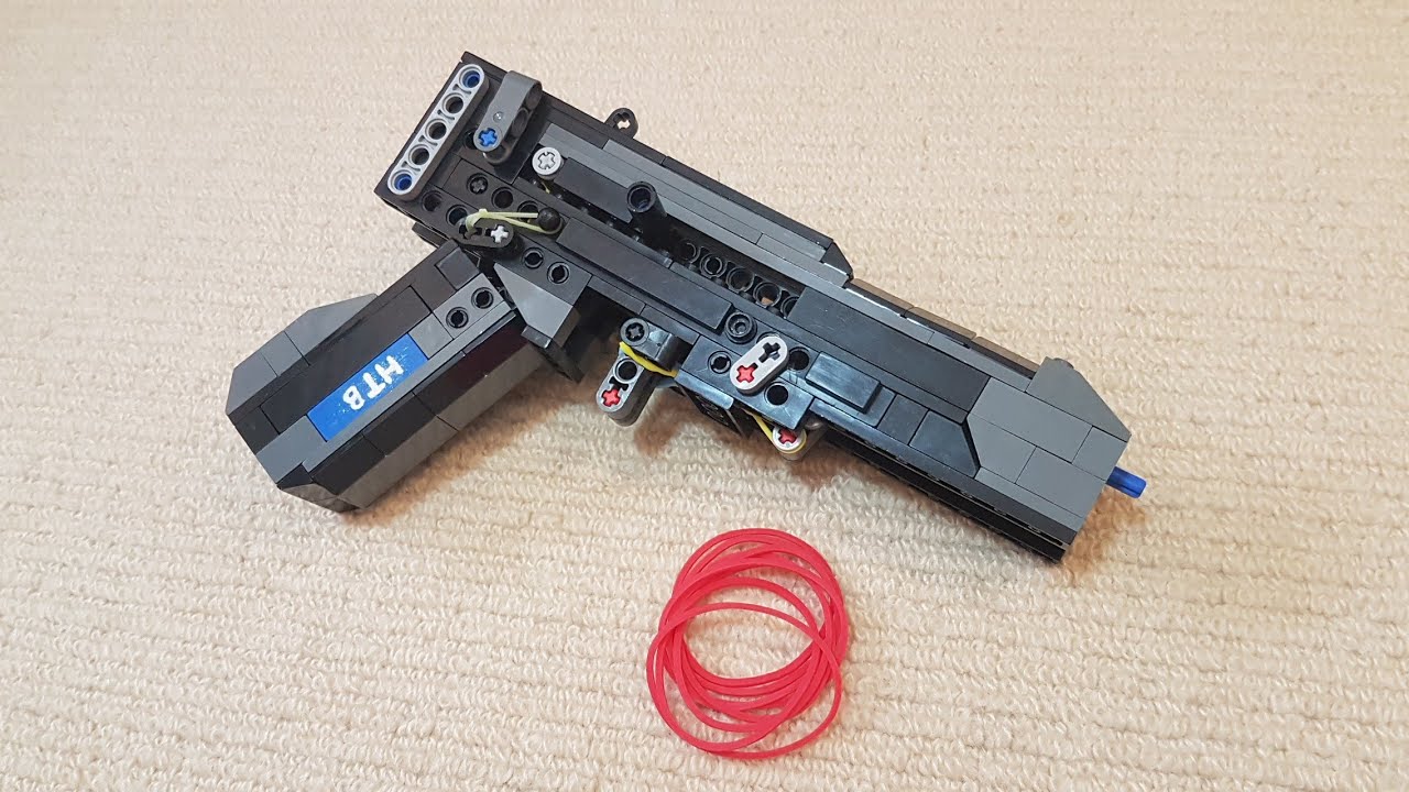 Working Lego Select fire rubberband gun [Semi/Full-auto]