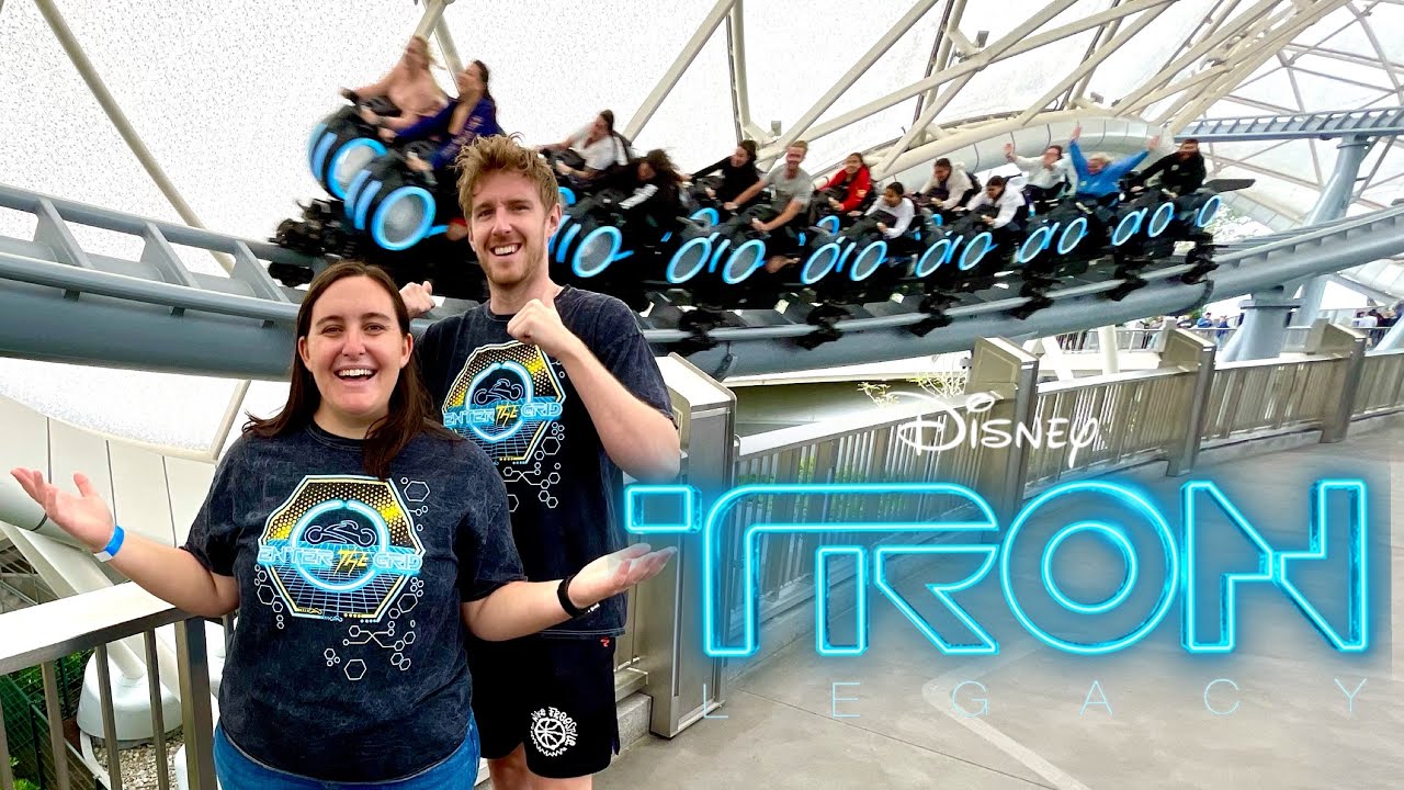 TRON LIGHTCYCLE RUN- Newest Magic Kingdom Ride!