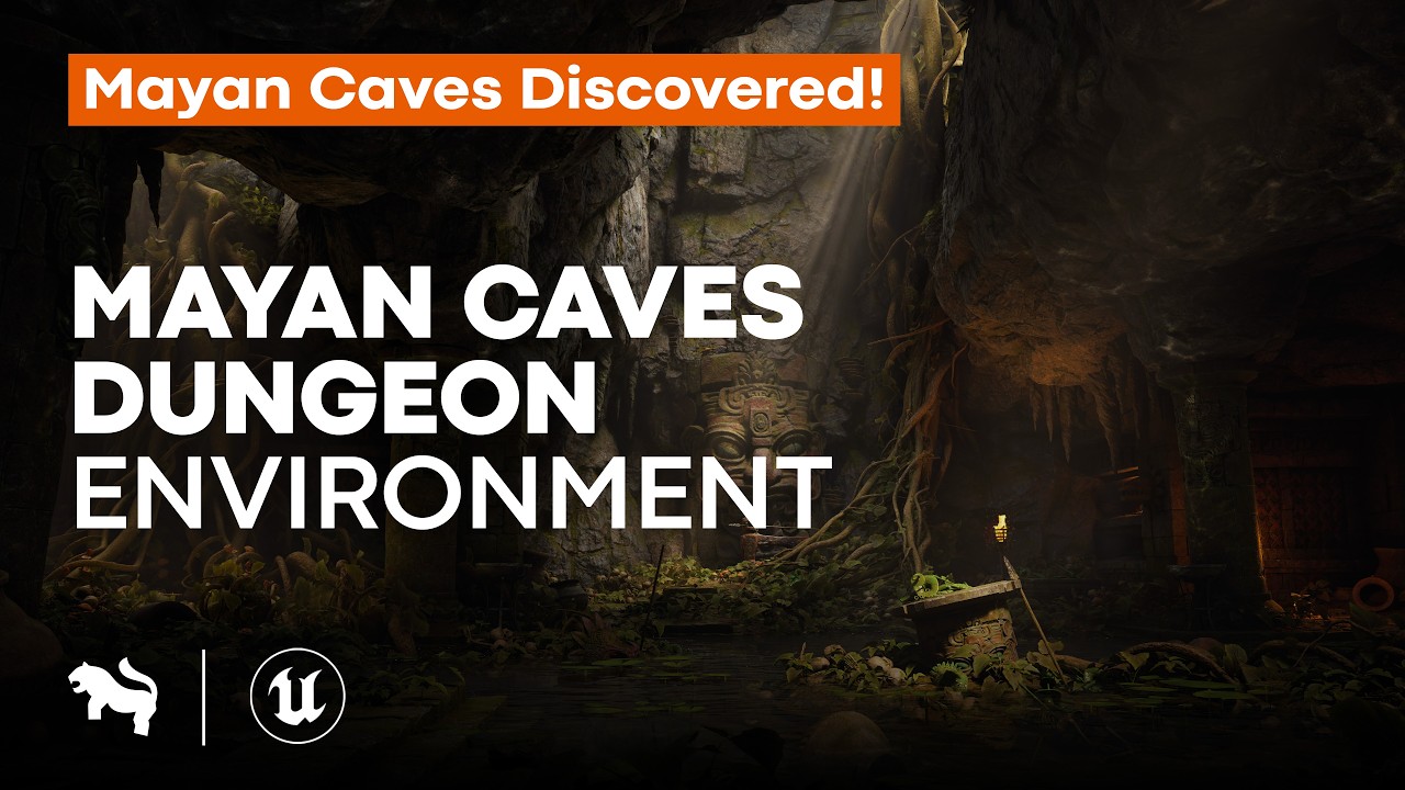 Mayan Caves Dungeon Environment | Showcase | Unreal Engine | Game-Ready Assets