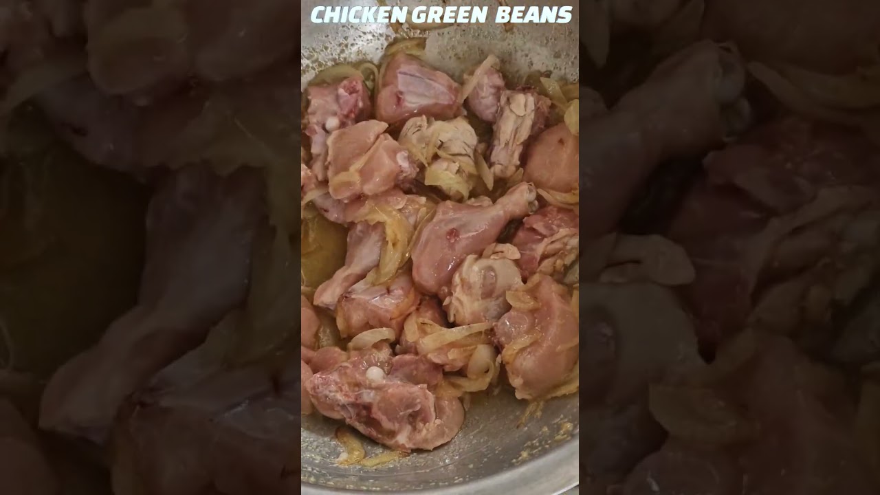 CHICKEN GREEN BEAN SALAN || CHICKEN PHALIYAN EASY RECIPE#shorts
