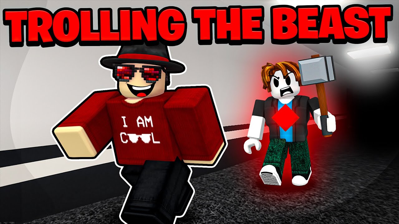 TROLLING THE BEAST In ROBLOX Flee The Facility!