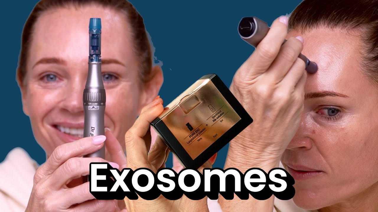 Erase Fine Lines? LIVE Microneedling Face with Dr. Pen M8S + Duo Exosomes