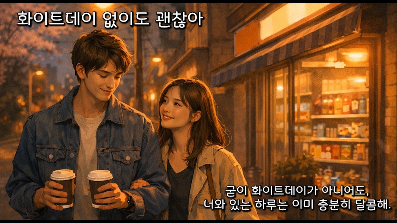 화이트데이 없이도 괜찮아… 평범한 하루가 더 달콤해 #화이트데이 #연애감성 #일상데이트 #달콤한하루 #공감노래 #감성플레이리스트 #사소한행복