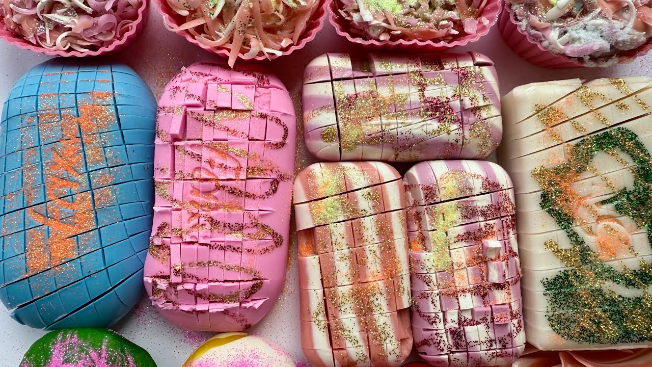 Oddly Satisfying Soap Cutting – No Talking ASMR ✂️🧼