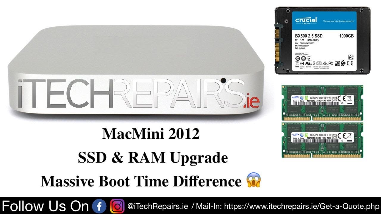 MacMini 2012 SSD Upgrade With No Data Loss