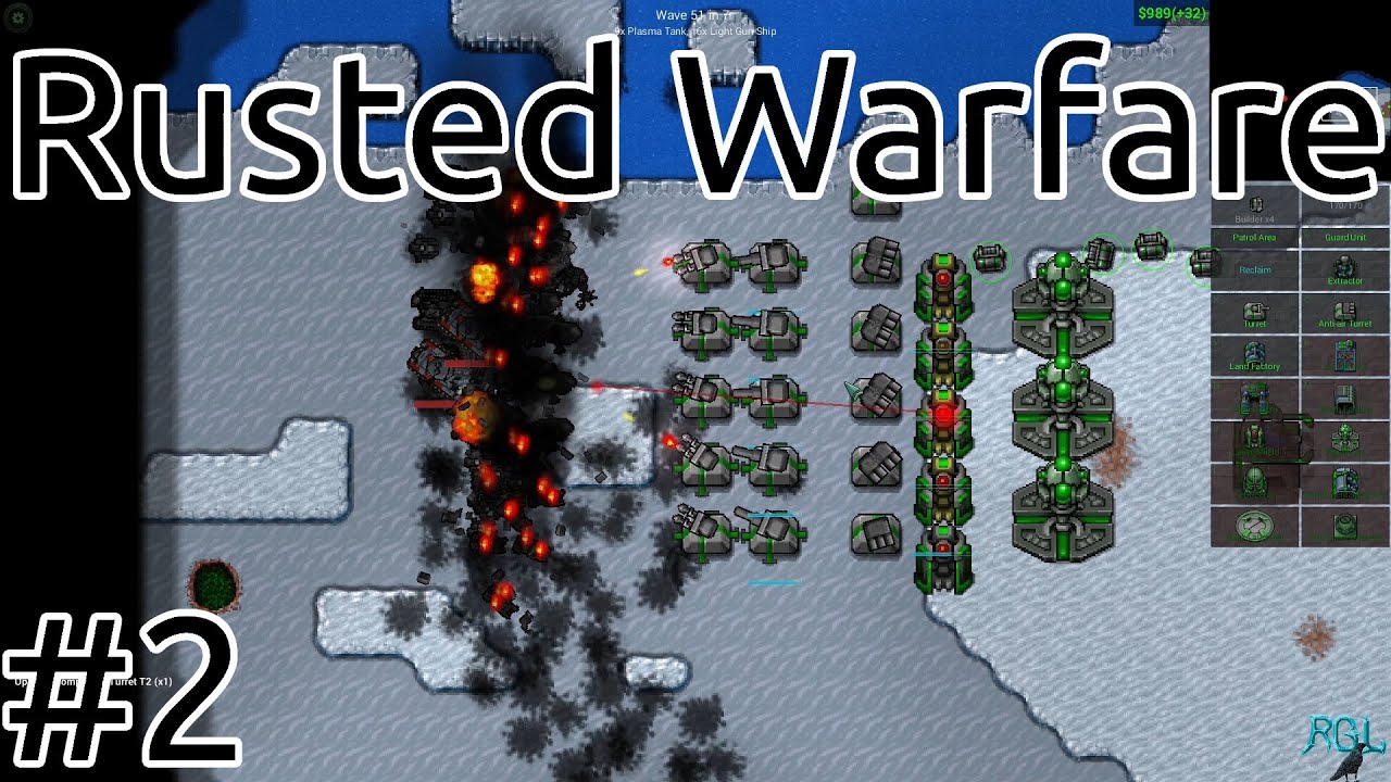 Rusted Warfare - Survival Impossible AI - Gameplay/Longplay