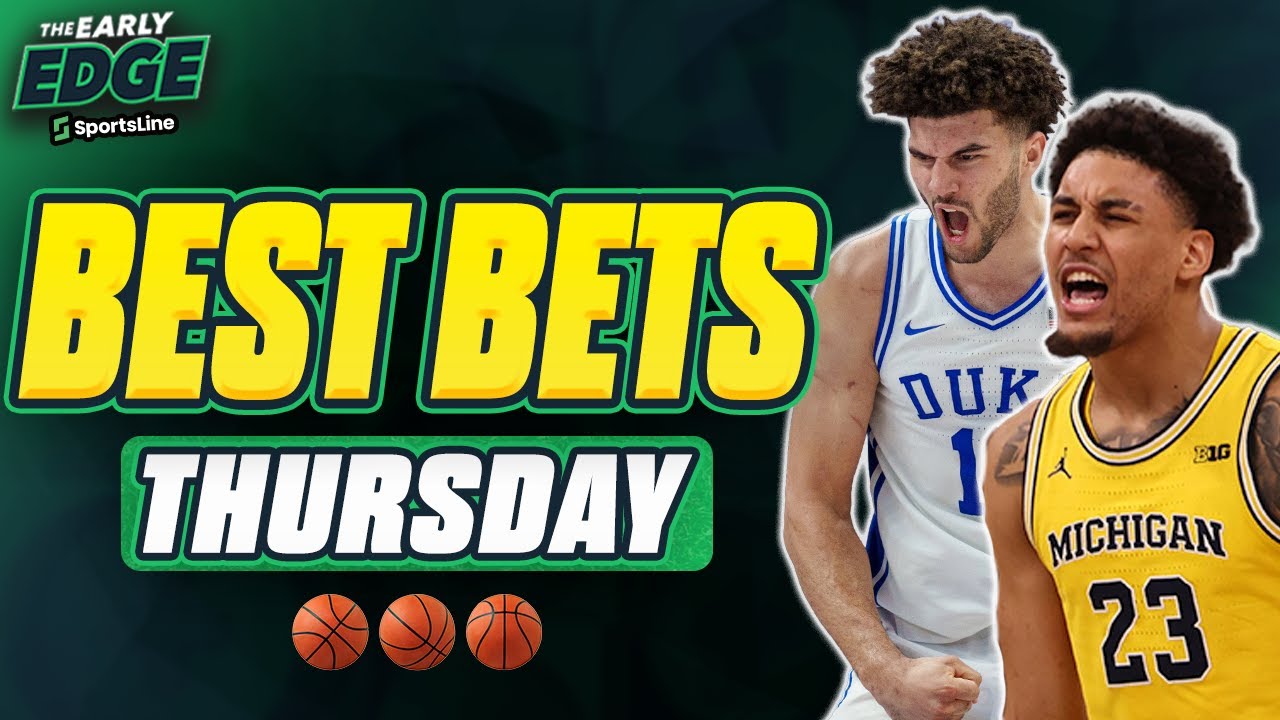 THURSDAY BETS: NCAA Tournament Picks + Parlays | The Early Edge