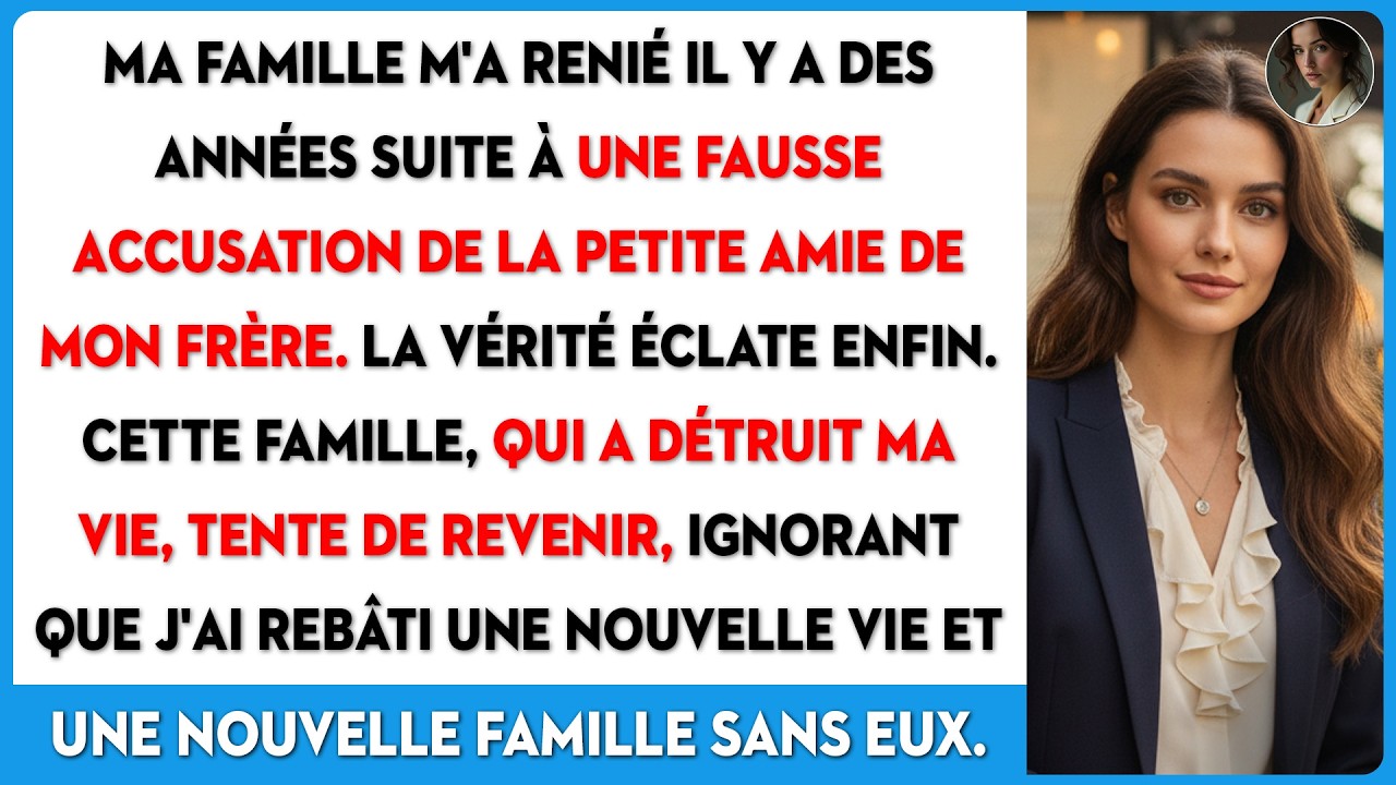 Ma famille m'a renié il y a des années après que la petite amie de mon frère m'ait accusé de...