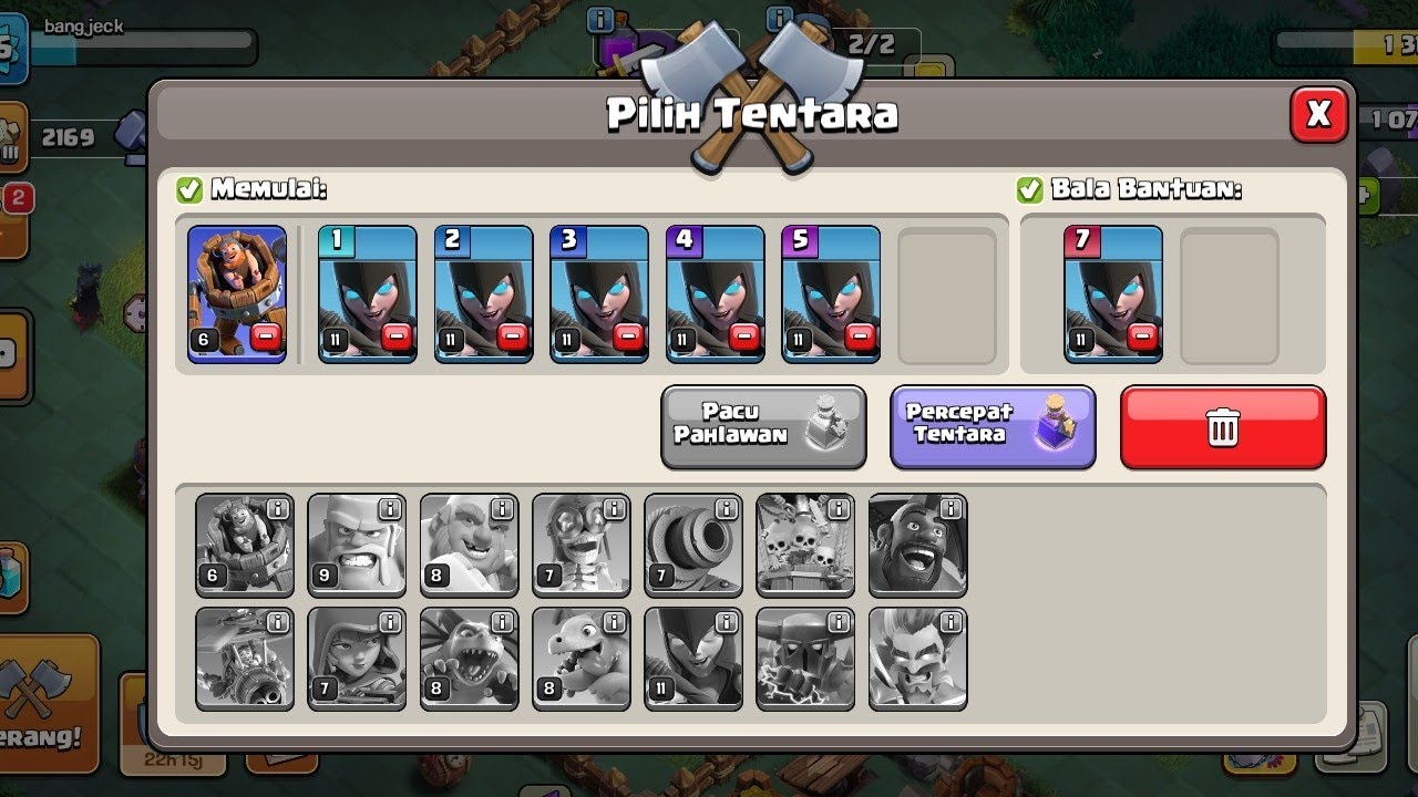 Combo simple desa malam th 6#coc #games 