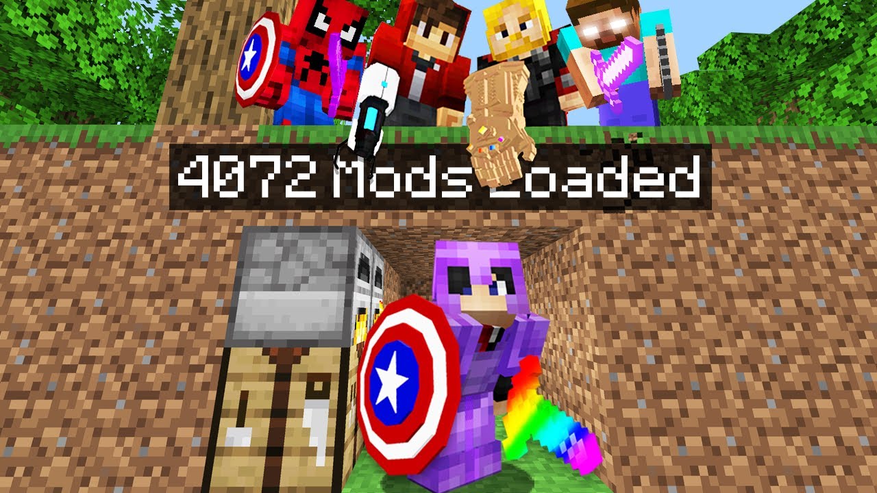 Minecraft Manhunt but i downloaded 4000+ mods..