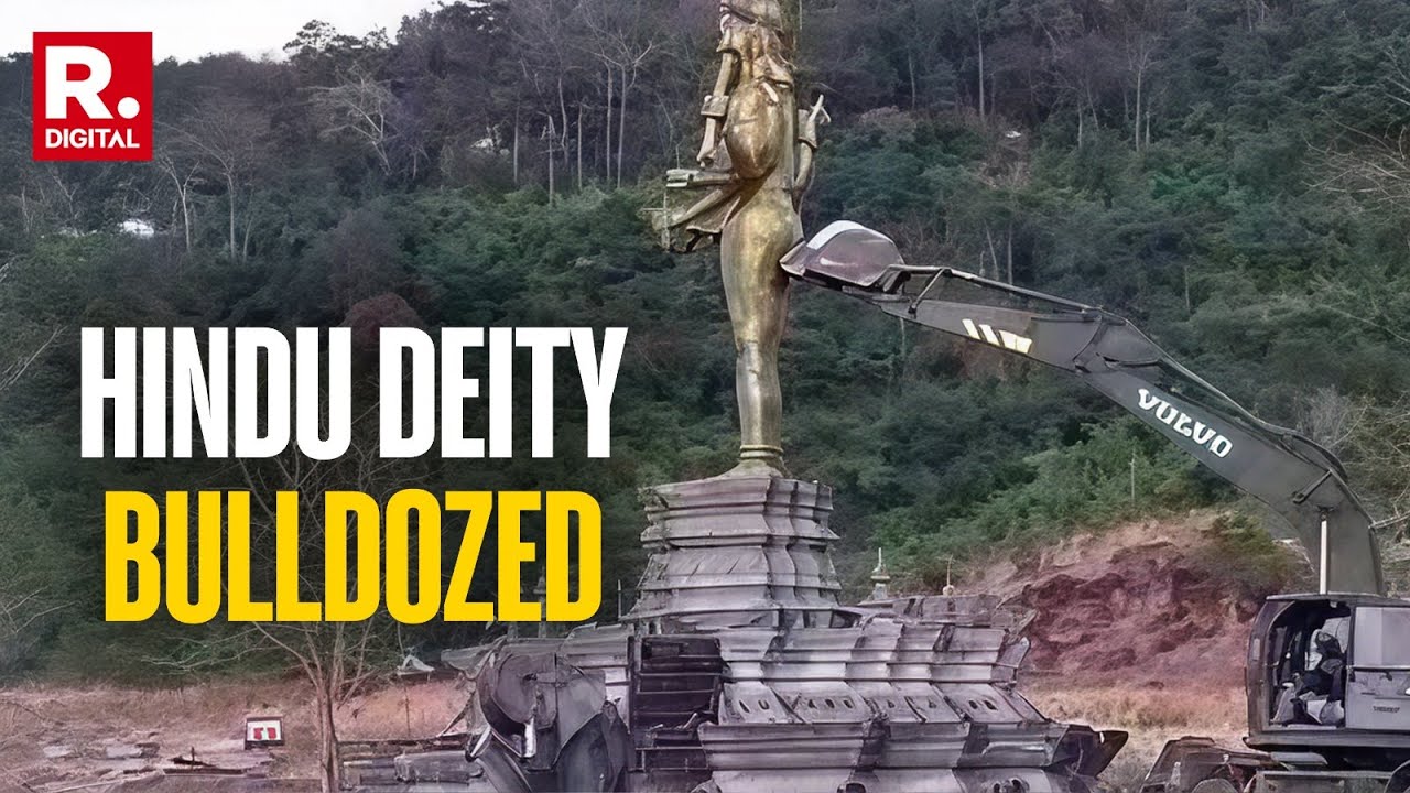 Hindu Deity Statue Demolished: Thailand Bulldozes Hindu Heritage Structure In Cambodia