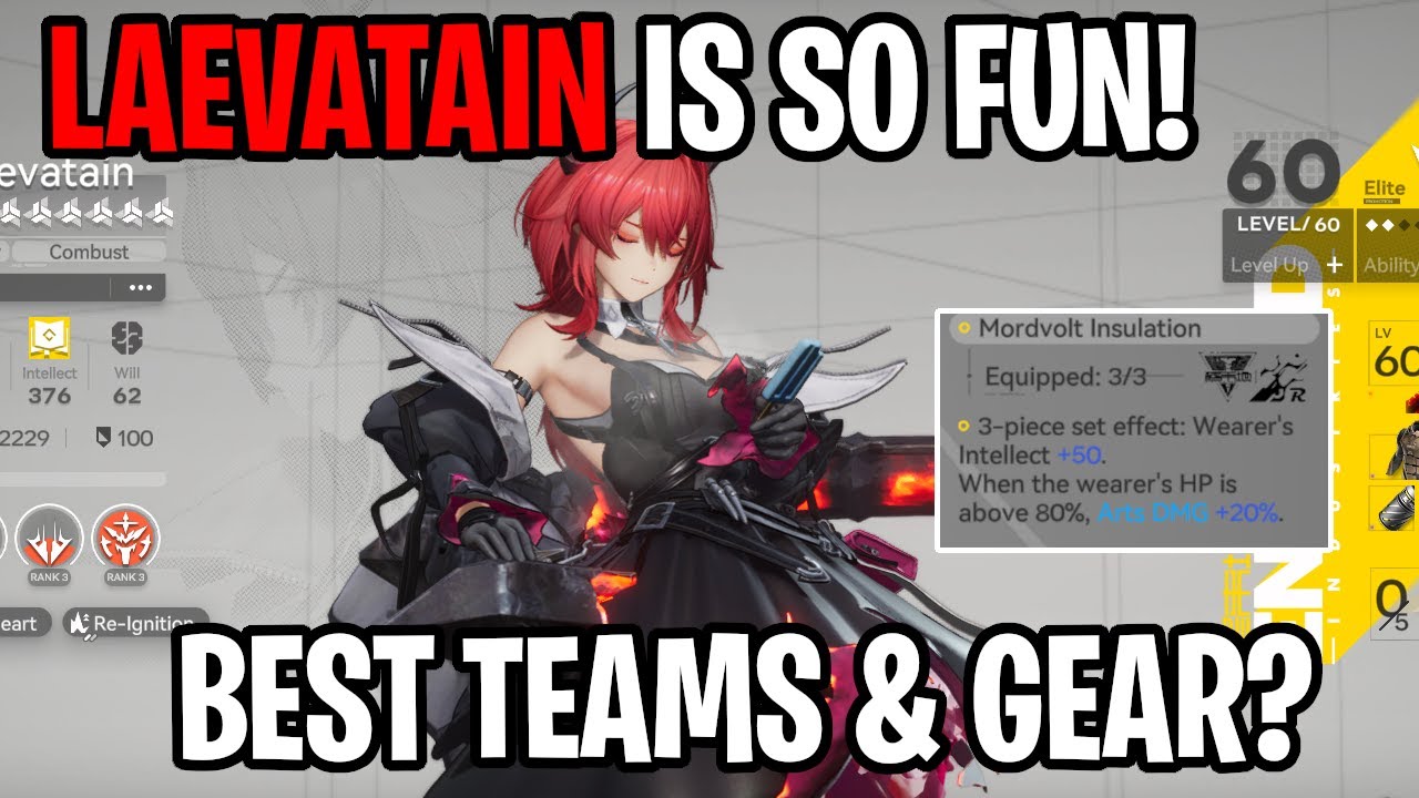 Laevatain BEST Teams & Early-Game Gear Setup?! INSANE AoE Damage [Arknights: Endfield]