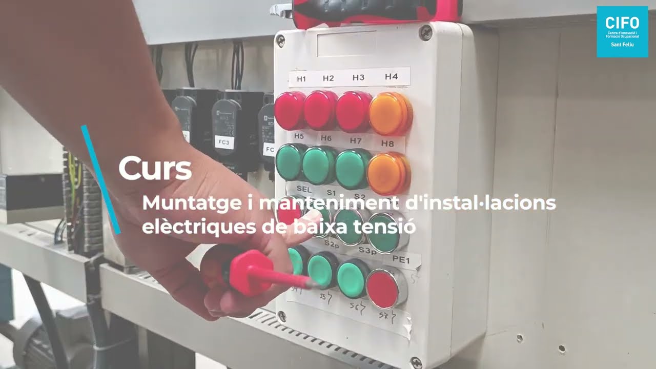 Curs Muntatge i manteniment d'instal&middot;lacions el&egrave;ctriques de baixa tensi&oacute;