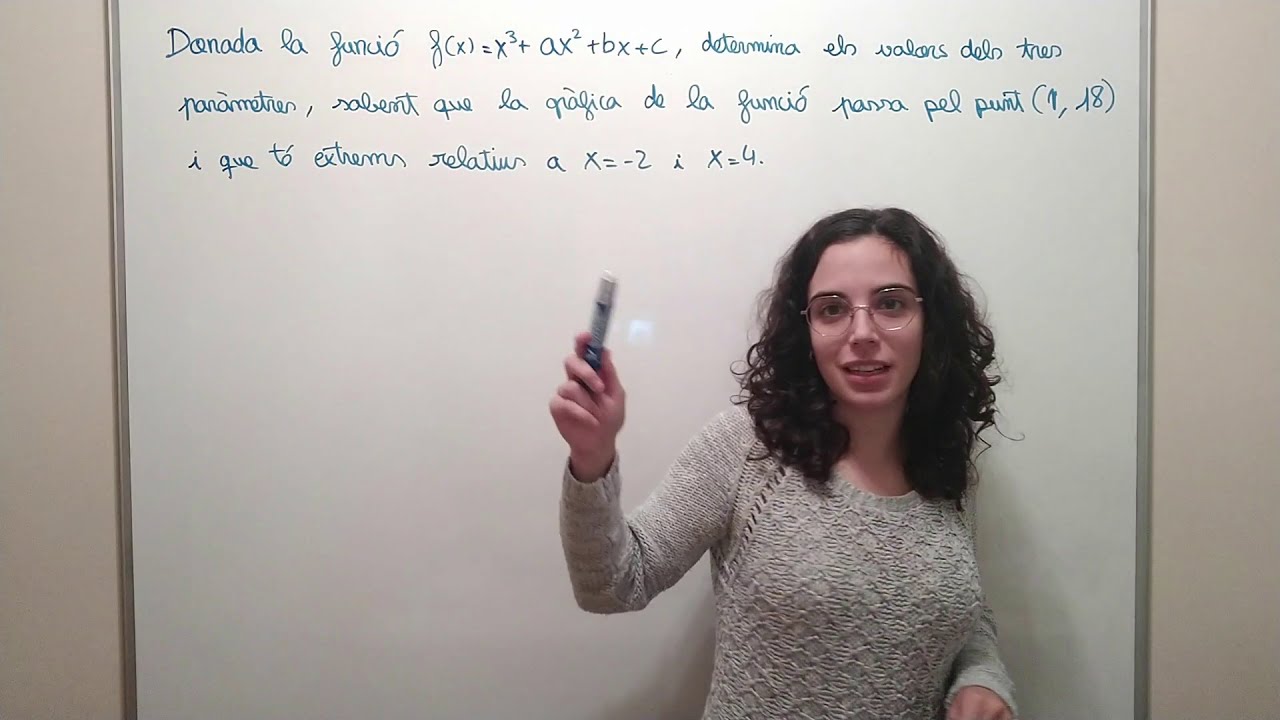 Exercici d'aplicació de les derivades