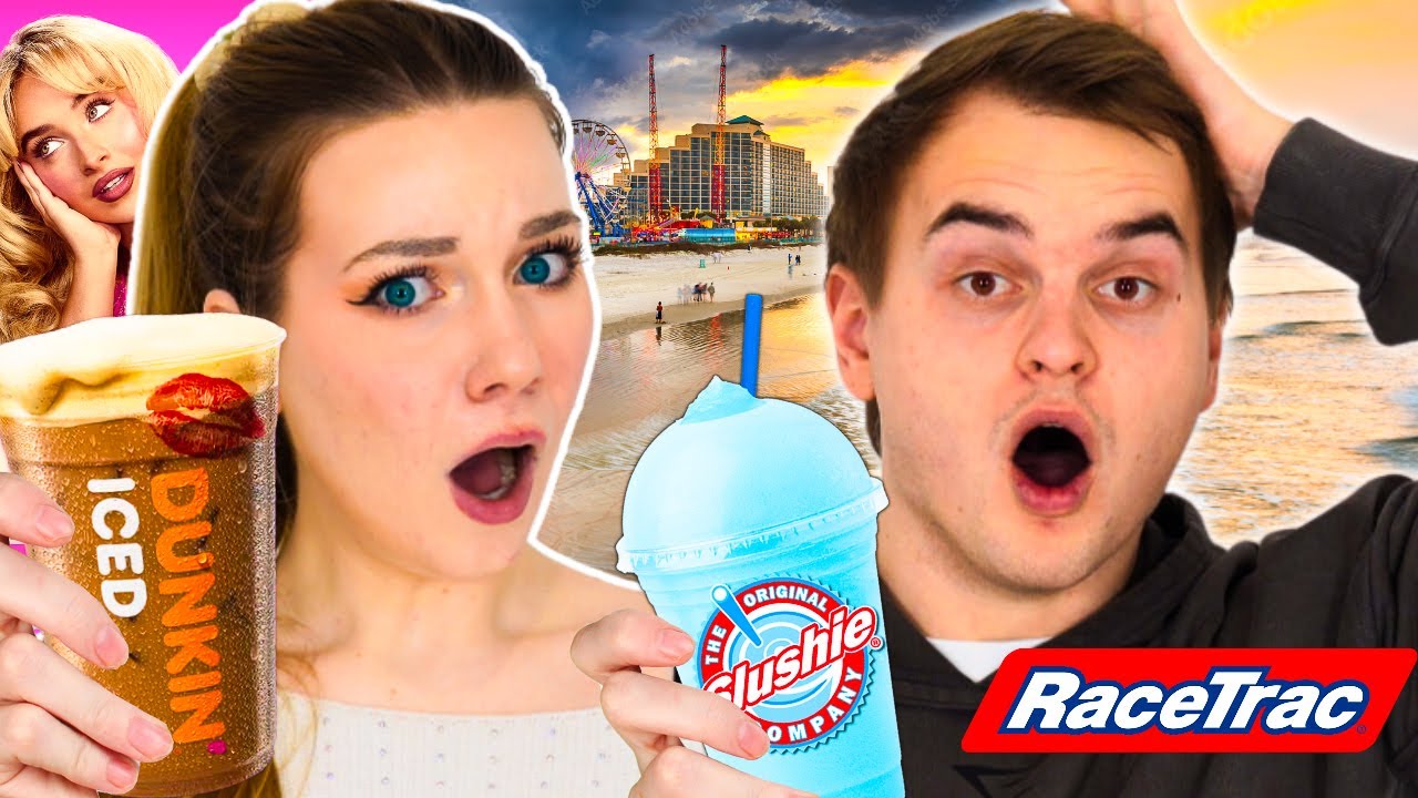 AMERICKÁ PLÁŽ, VLASTNÍ KAFE V DUNKIN DONUTS!😱