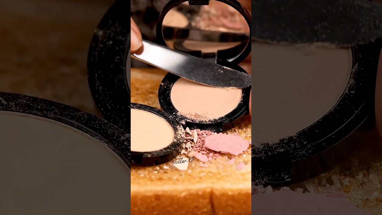 Breaking powder slowly… ASMR 